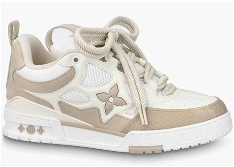 louis vuitton skates beige|louis vuitton lv sneakers.